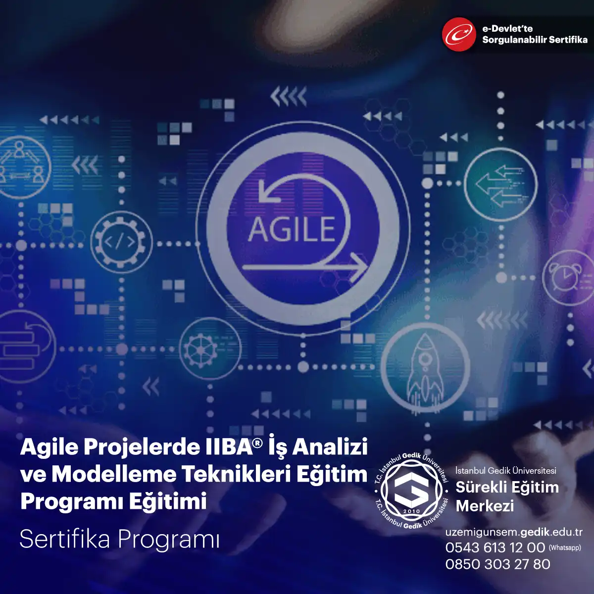Agile Projelerde IIBA® İş Analizi ve Modelleme Teknikleri Eğitim Programı Eğitimi 